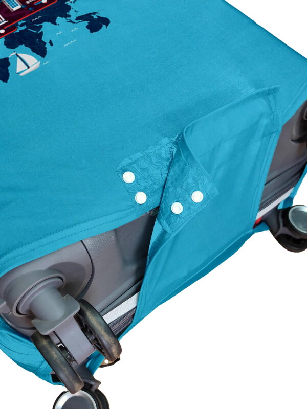 World Travel Vybe Suitcase Protector - Travel Trolley Cover, Waterproof, Dustproof, Scratch Resistant