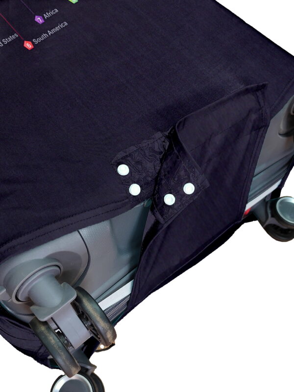 GeoGuard Explorer Vybe Suitcase Protector - Travel Trolley Cover, Waterproof, Dustproof, Scratch Resistant