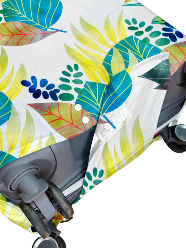 Rainforest Bloom Vybe Suitcase Protector - Travel Trolley Cover, Waterproof, Dustproof, Scratch Resistant