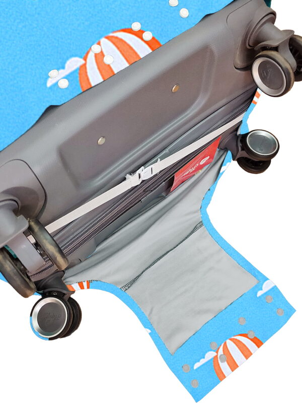 Hot Air Balloon Vybe Suitcase Protector - Travel Trolley Cover, Waterproof, Dustproof, Scratch Resistant