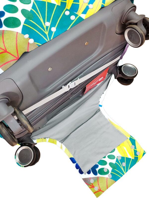 Rainforest Bloom Vybe Suitcase Protector - Travel Trolley Cover, Waterproof, Dustproof, Scratch Resistant