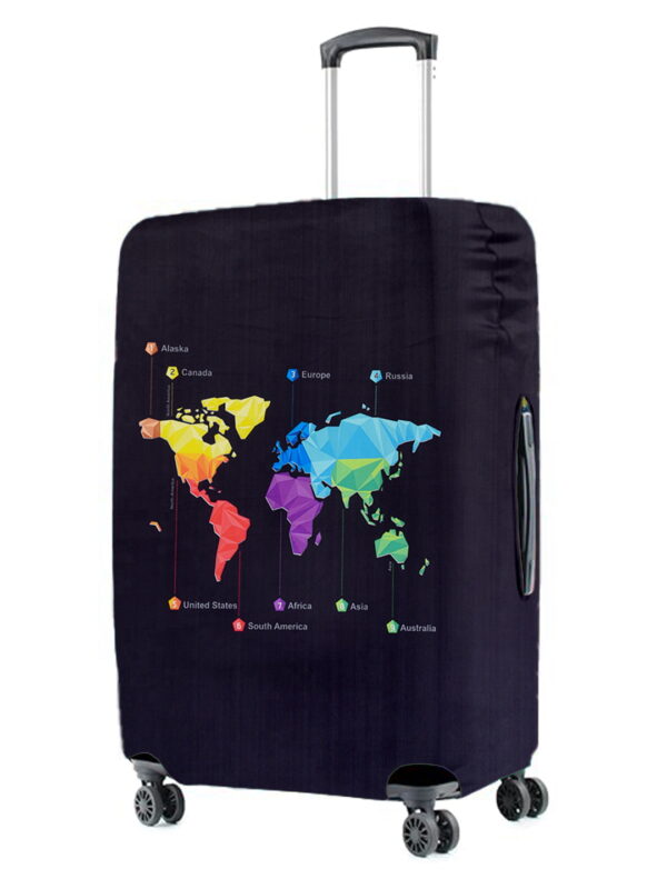 GeoGuard Explorer Vybe Suitcase Protector - Travel Trolley Cover, Waterproof, Dustproof, Scratch Resistant