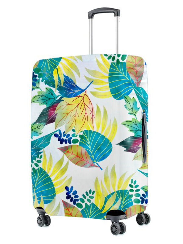 Rainforest Bloom Vybe Suitcase Protector - Travel Trolley Cover, Waterproof, Dustproof, Scratch Resistant