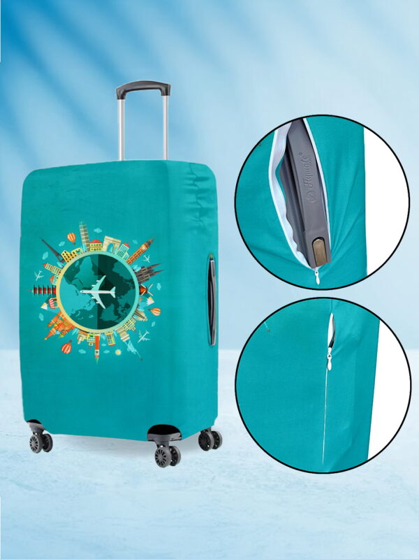 Wander World Vybe Suitcase Protector - Trolley Travel Cover, Washable, Dust Proof, Anti Scratch