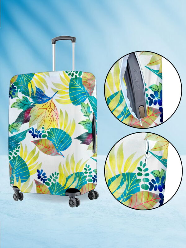 Rainforest Bloom Vybe Suitcase Protector - Travel Trolley Cover, Waterproof, Dustproof, Scratch Resistant