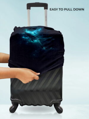 Cosmic Traveler Vybe Trolley Luggage Cover - Waterproof, Dustproof, Scratch Resistant Travel Protector