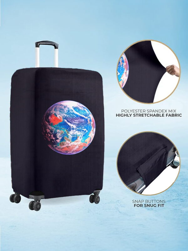 Global Explorer Vybe Trolley Luggage Cover - Waterproof, Dustproof, Scratch Resistant Travel Protector