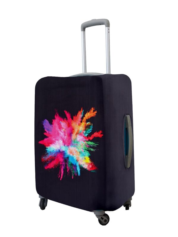 Celestial Splash Vybe Trolley Luggage Cover - Waterproof, Dustproof, Scratch Resistant Travel Protector