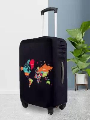 Wanderlust World Vybe Trolley Luggage Cover - Waterproof, Dustproof, Scratch Resistant Travel Protector