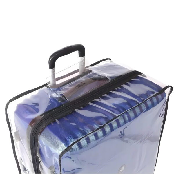 VYBE Lifestyles Transparent PVC Travel Luggage Waterproof Suitcase Cover Washable Bag