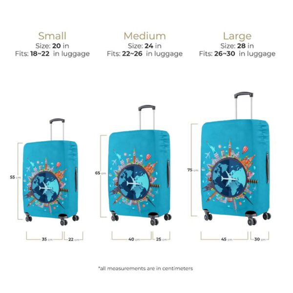 Destination Dreams Vybe Trolley Cover - Waterproof, Dustproof, Scratch Resistant